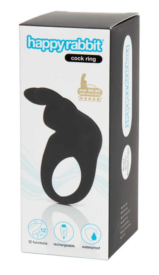 Happy Rabbit Cockring Zwart