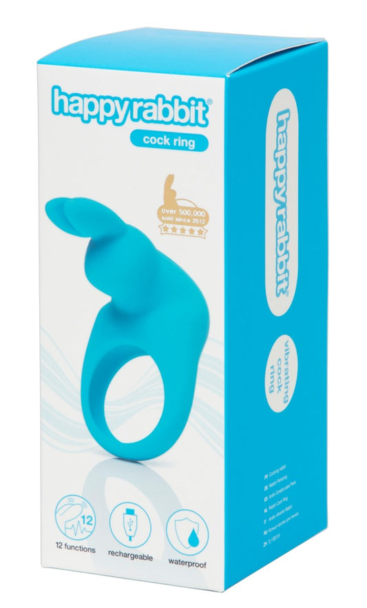 Happy Rabbit Cockring Blauw