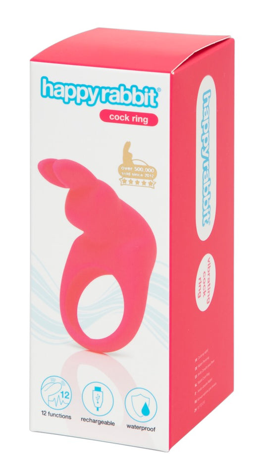 Happy Rabbit Cockring Roze