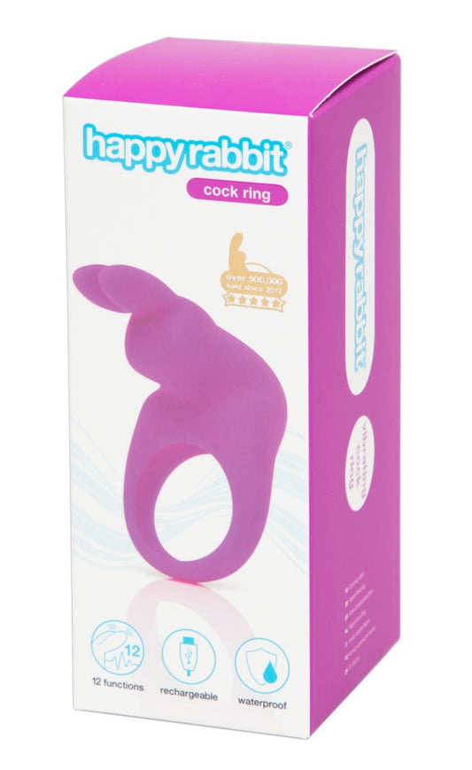 Happy Rabbit Cockring Paars