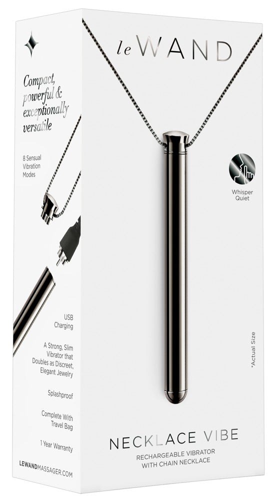 Trillende ketting zwart