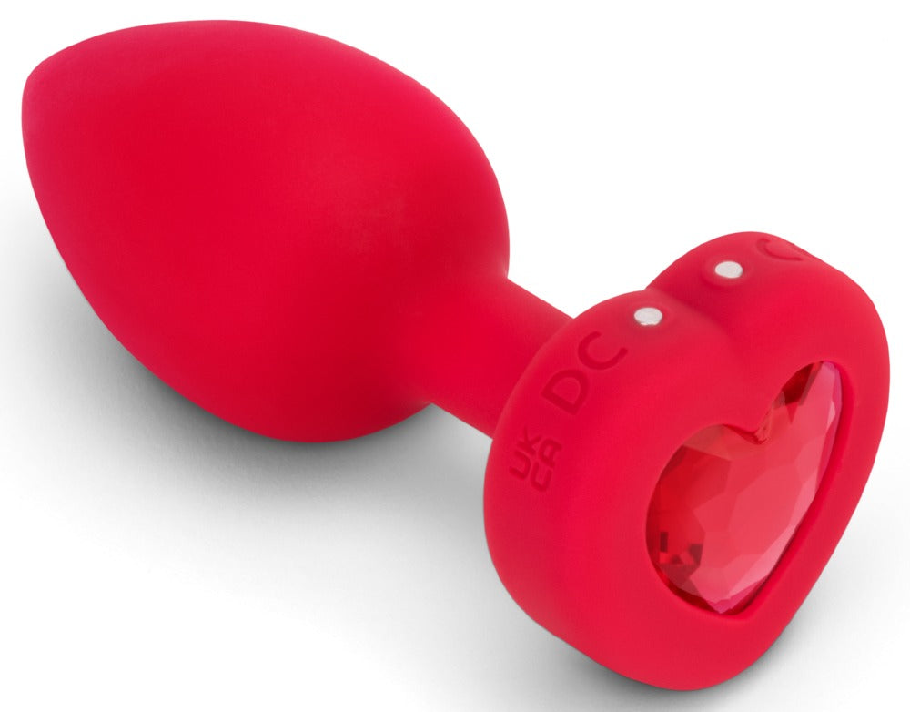 Plug Vibrant Coeur M/L Rouge