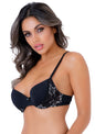 Push-up bra w/ lace racerback