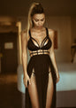 Cage Maxi dress and g-string