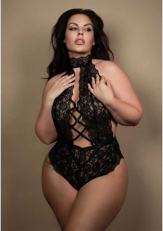 Backless & crotchless teddy +