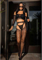 Top, Suspender Hose & G-string